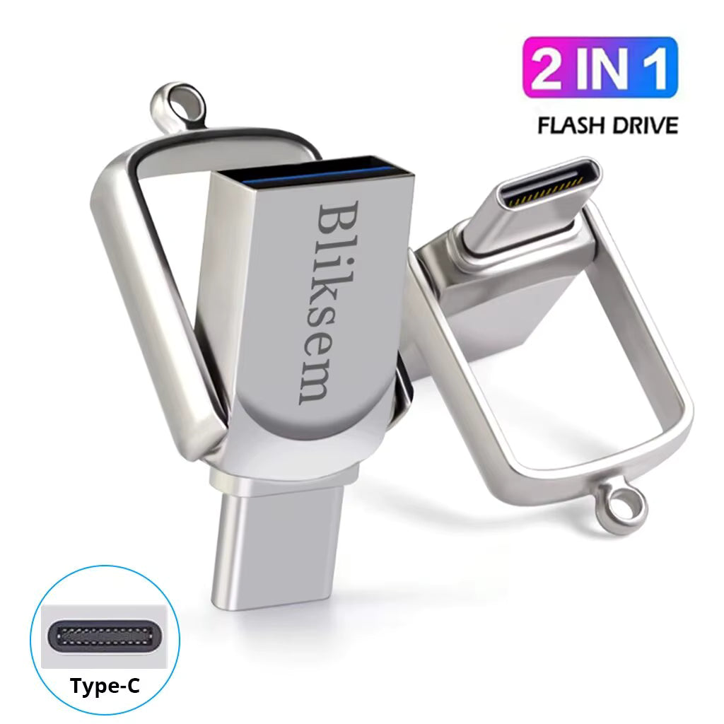 2in1 USB-A/USB-C-Flash-Laufwerk 128 GB