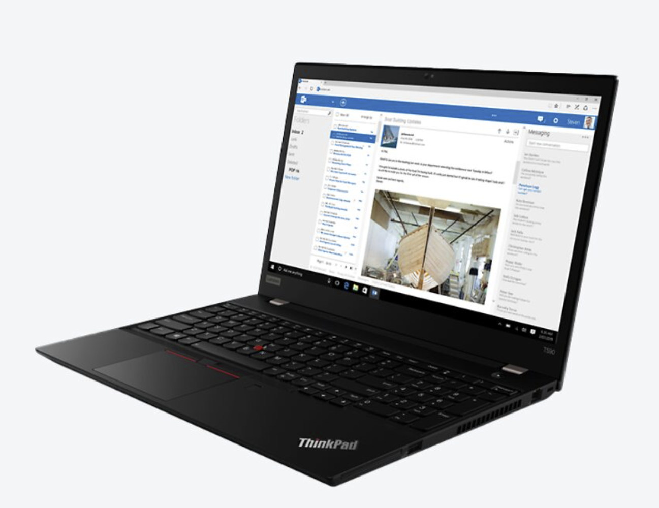 Lenovo ThinkPad Win11 T490 EDU mit LED Maus und Hülle