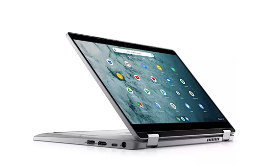 Dell Convertible Notebook mit Hülle und Maus