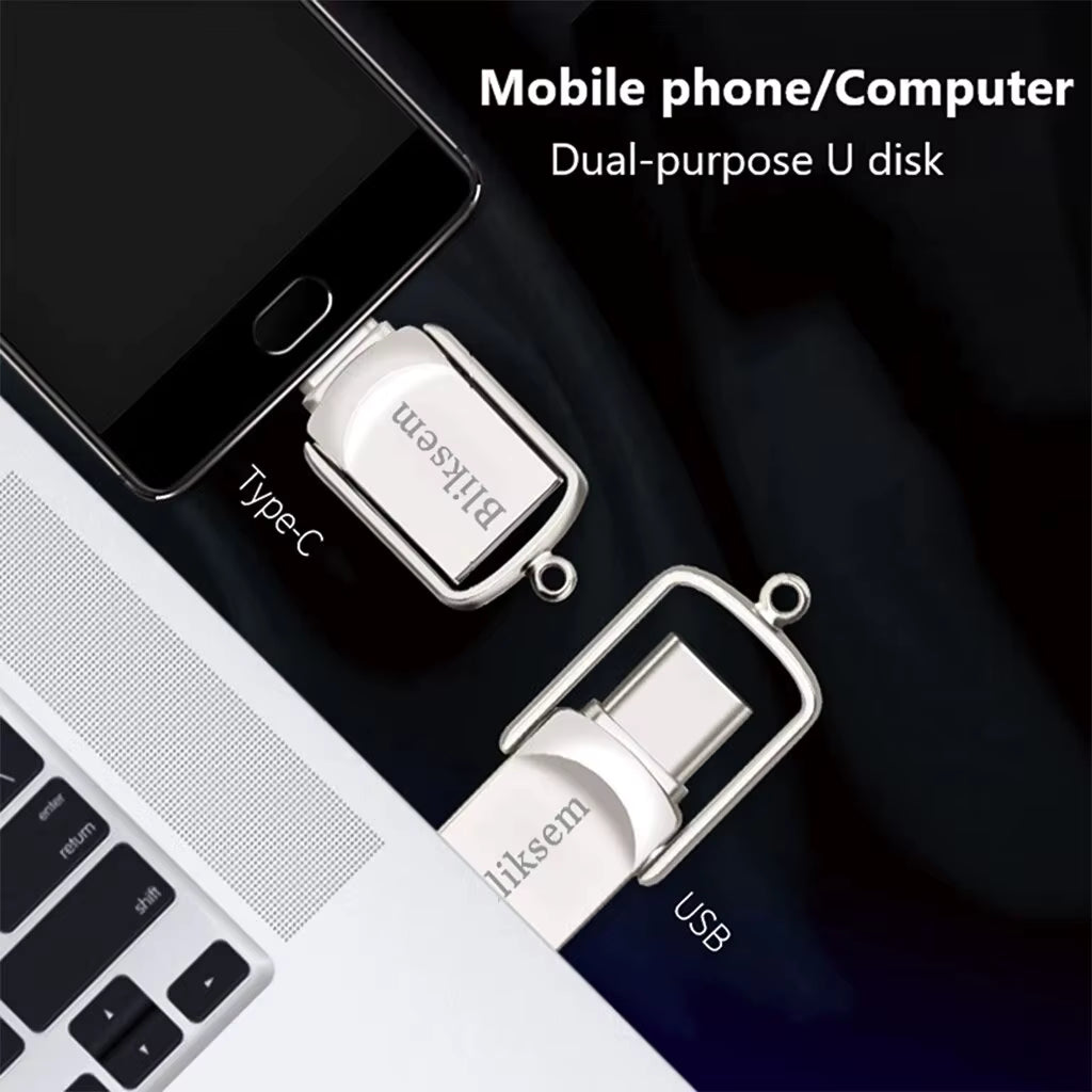 2in1 USB-A/USB-C-Flash-Laufwerk 128 GB